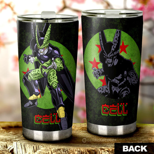 Cell Tumbler Cup Custom Dragon Ball Car Accessories - Gearcarcover - 2