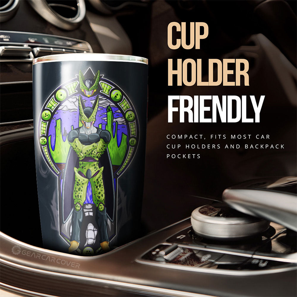 Cell Tumbler Cup Custom Dragon Ball Car Interior Accessories - Gearcarcover - 3