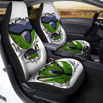 Cell Uniform Car Seat Covers Custom Dragon Ball Anime - Gearcarcover - 1