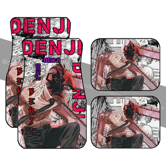 Chainsaw Man Denji Car Floor Mats Custom Anime Car Interior Accessories - Gearcarcover - 1