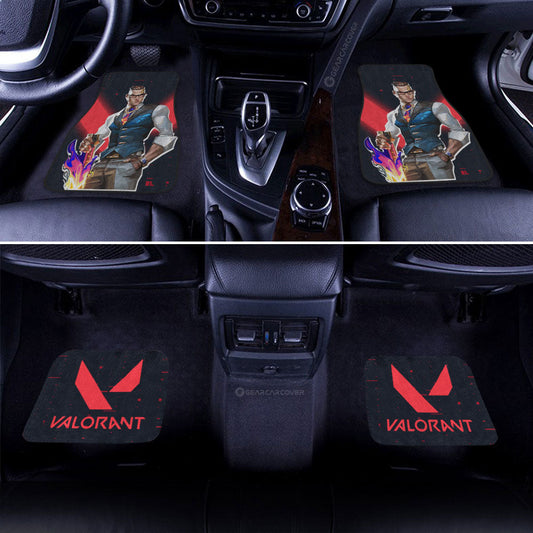 Chamber Car Floor Mats Custom Valorant Agent - Gearcarcover - 2