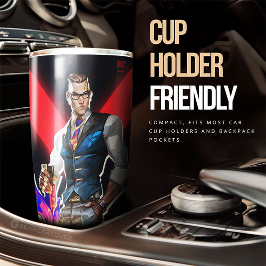 Chamber Tumbler Cup Custom Valorant Agent - Gearcarcover - 2