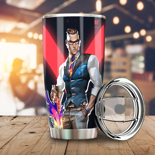 Chamber Tumbler Cup Custom Valorant Agent - Gearcarcover - 1