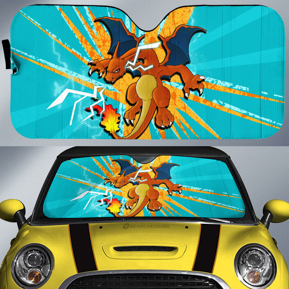 Charizard Car Sunshade Custom Car Interior Accessories - Gearcarcover - 1