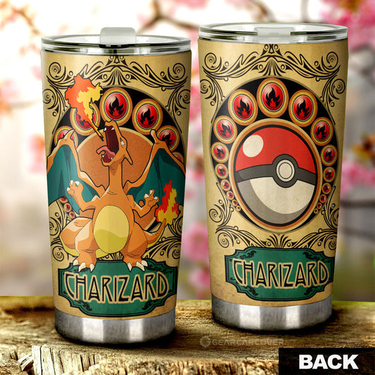 Charizard Tumbler Cup Custom Car Interior Accessories - Gearcarcover - 2