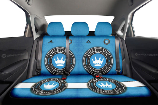 Charlotte FC Car Back Seat Covers Custom Car Accessories For Fans - Gearcarcover - 1