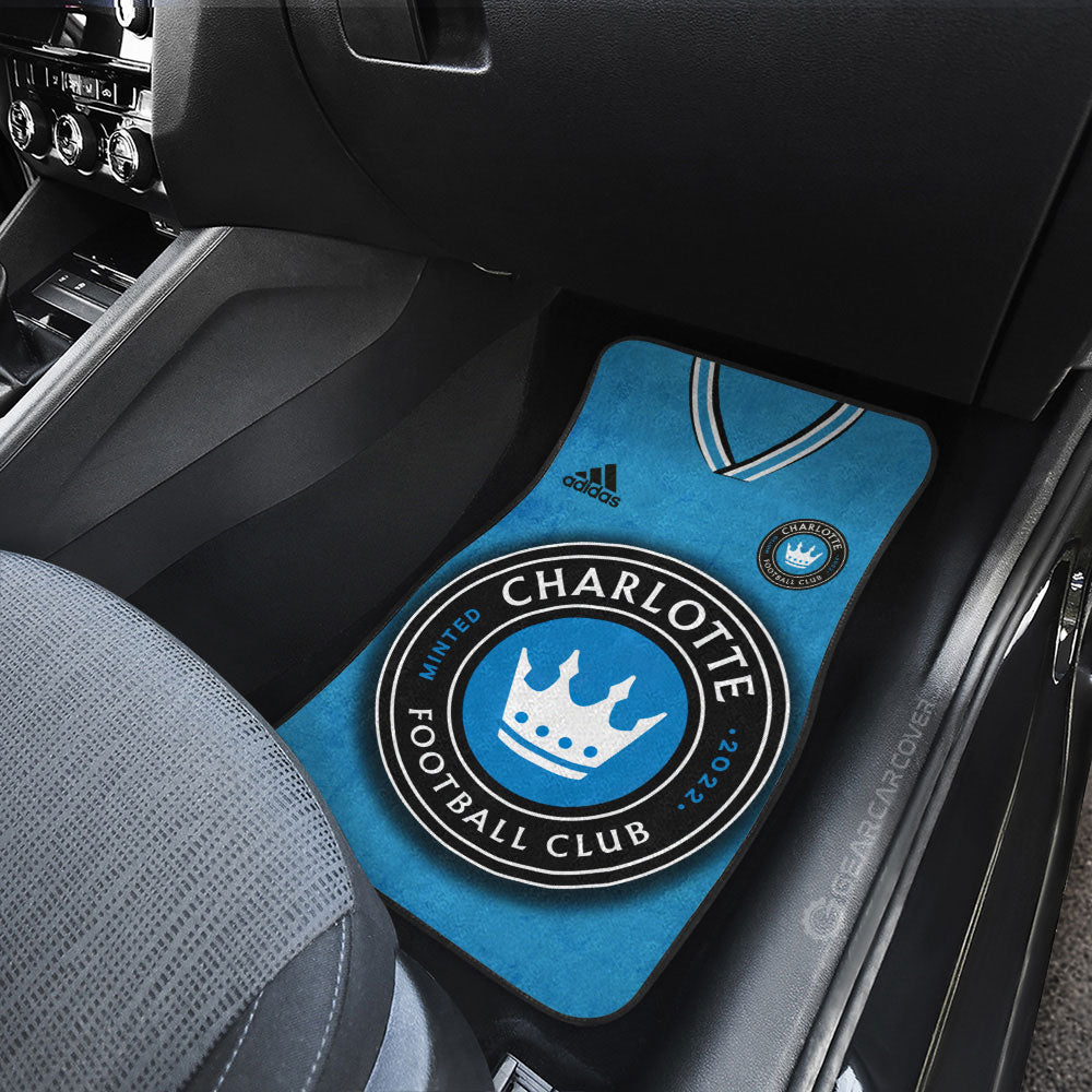 Charlotte FC Car Floor Mats Custom Car Accessories For Fans - Gearcarcover - 3