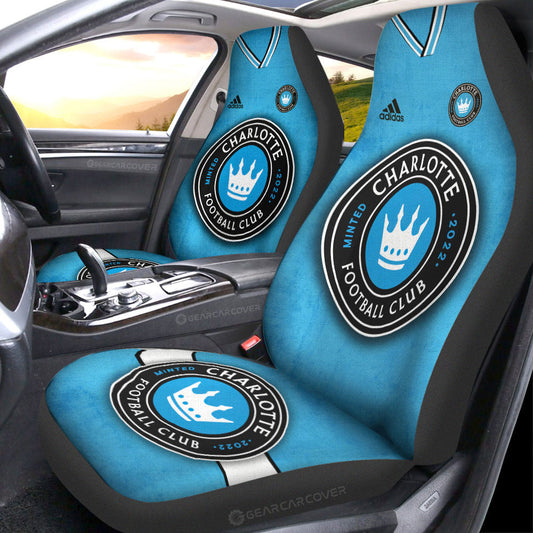 Charlotte FC Car Seat Covers Custom Car Accessories For Fans - Gearcarcover - 1