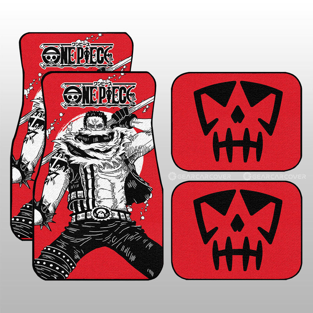 Charlotte Katakuri Car Floor Mats Custom One Piece Anime Car Accessories - Gearcarcover - 3