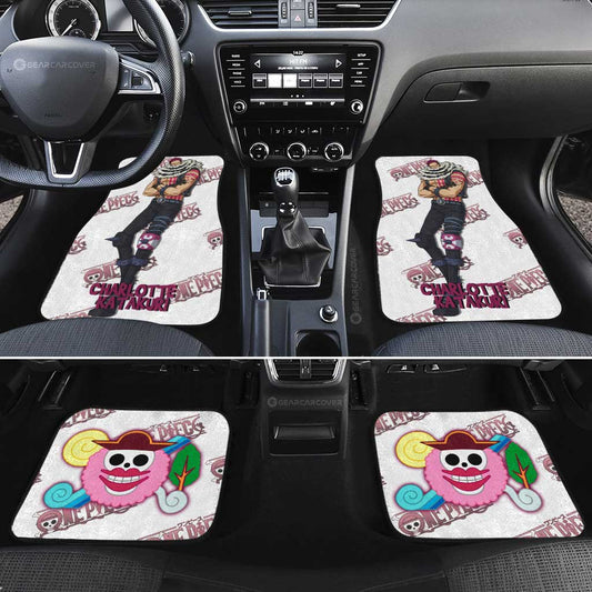 Charlotte Katakuri Car Floor Mats Custom One Piece Anime - Gearcarcover - 2