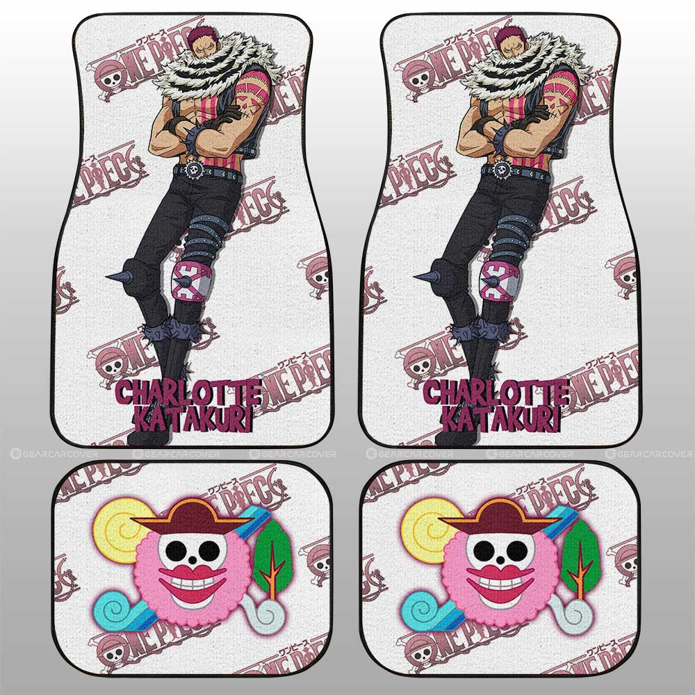 Charlotte Katakuri Car Floor Mats Custom One Piece Anime - Gearcarcover - 1