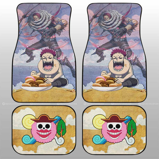 Charlotte Katakuri Car Floor Mats Custom One Piece Map Car Accessories For Anime Fans - Gearcarcover - 2