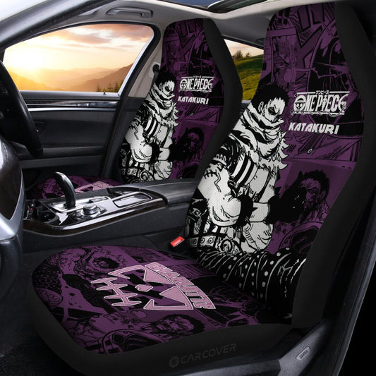 Charlotte Katakuri Car Seat Covers Custom Anime Mix Manga One Piece Car Interior Accessories - Gearcarcover - 2