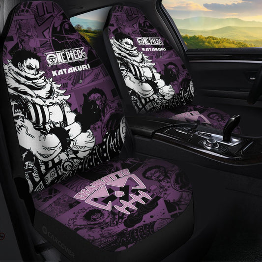 Charlotte Katakuri Car Seat Covers Custom Anime Mix Manga One Piece Car Interior Accessories - Gearcarcover - 1