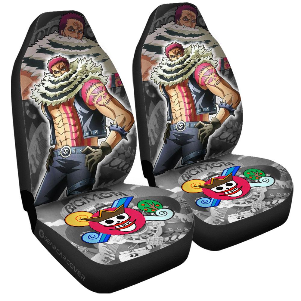 Charlotte Katakuri Car Seat Covers Custom Anime One Piece Car Interior Accessories - Gearcarcover - 3