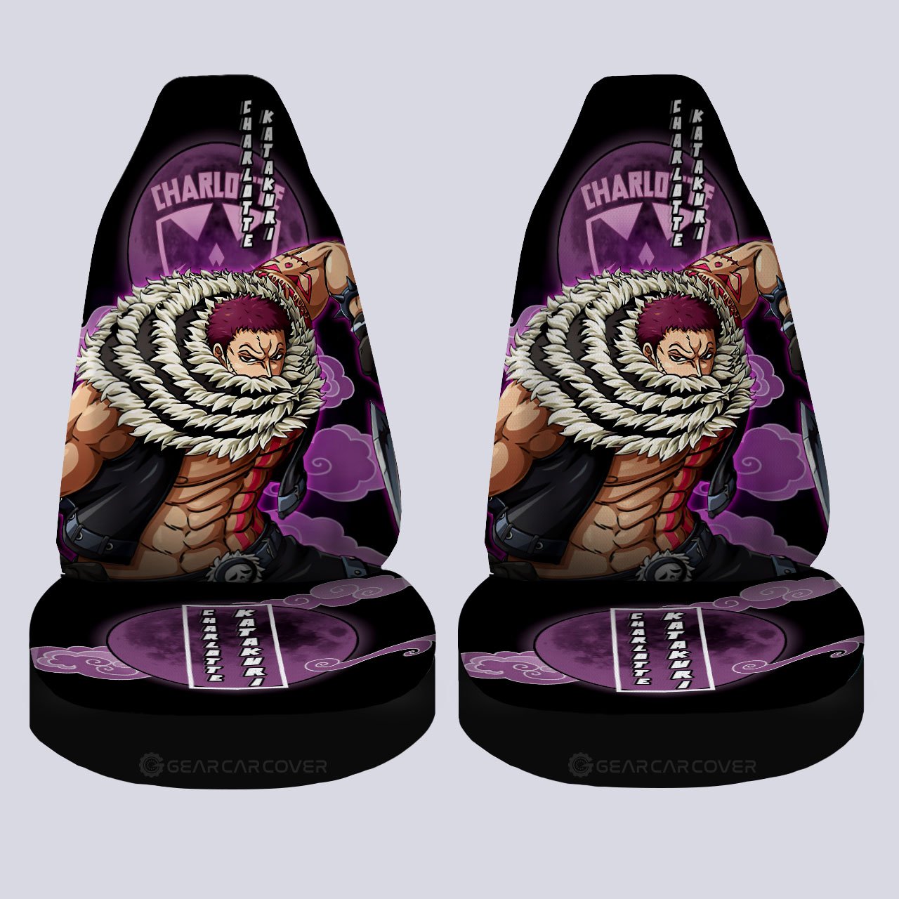 Charlotte Katakuri Car Seat Covers Custom For One Piece Anime Fans - Gearcarcover - 4