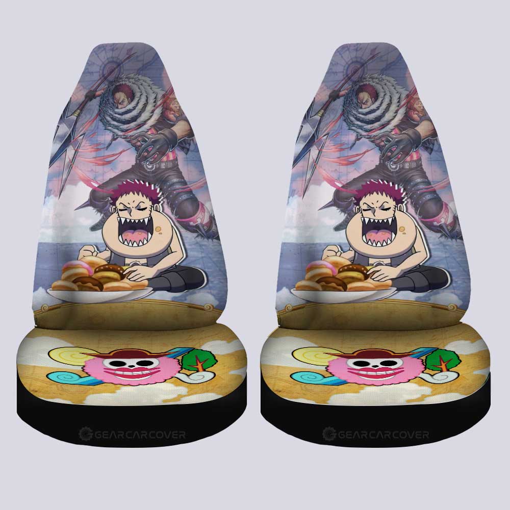 Charlotte Katakuri Car Seat Covers Custom One Piece Map Car Accessories For Anime Fans - Gearcarcover - 4