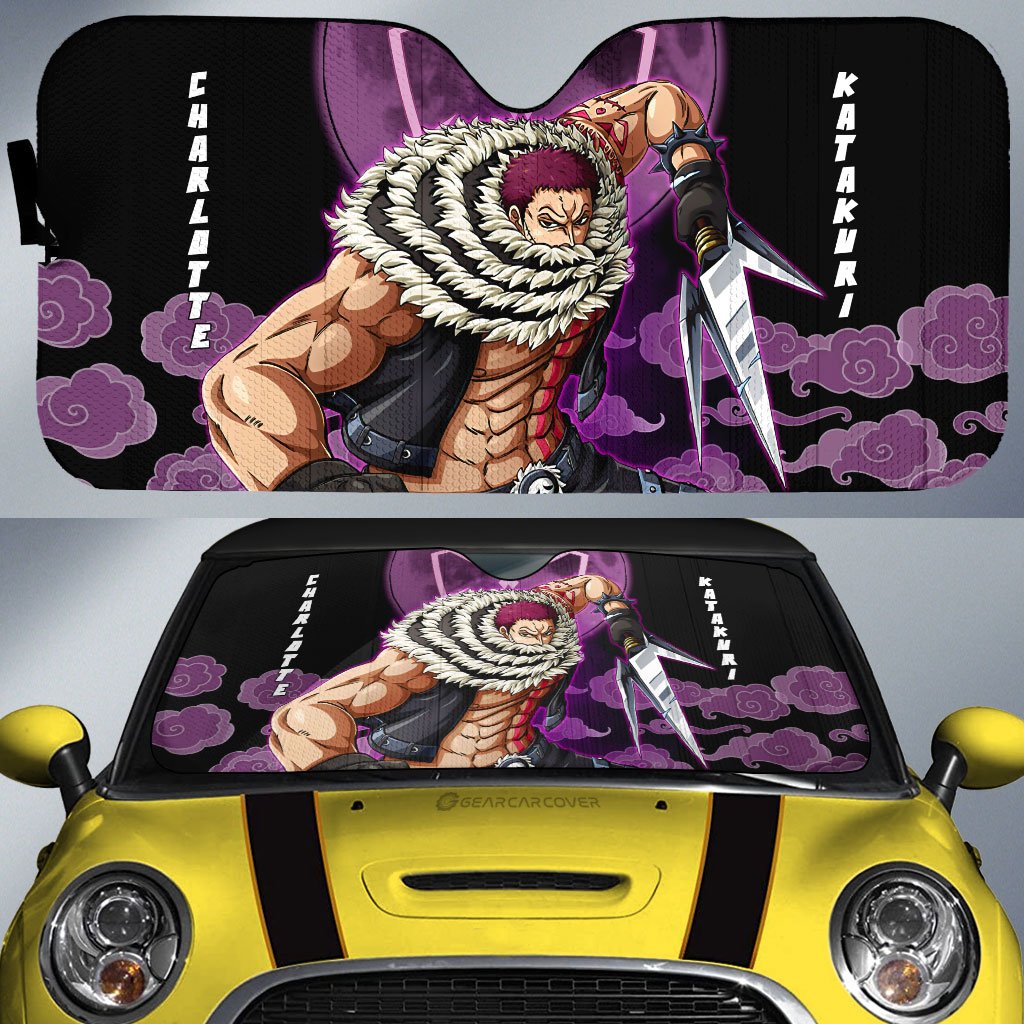 Charlotte Katakuri Car Sunshade Custom For One Piece Anime Fans - Gearcarcover - 1