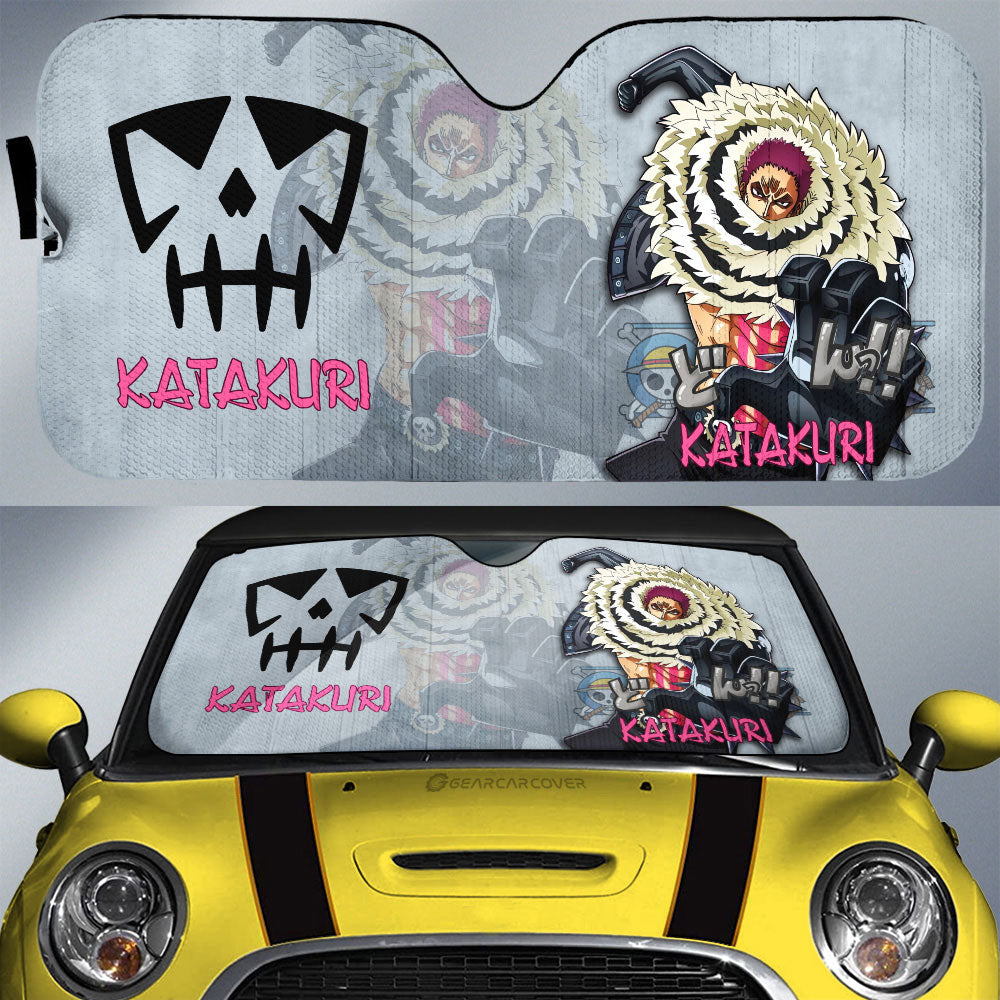 Charlotte Katakuri Car Sunshade Custom One Piece Anime Car Accessories - Gearcarcover - 1
