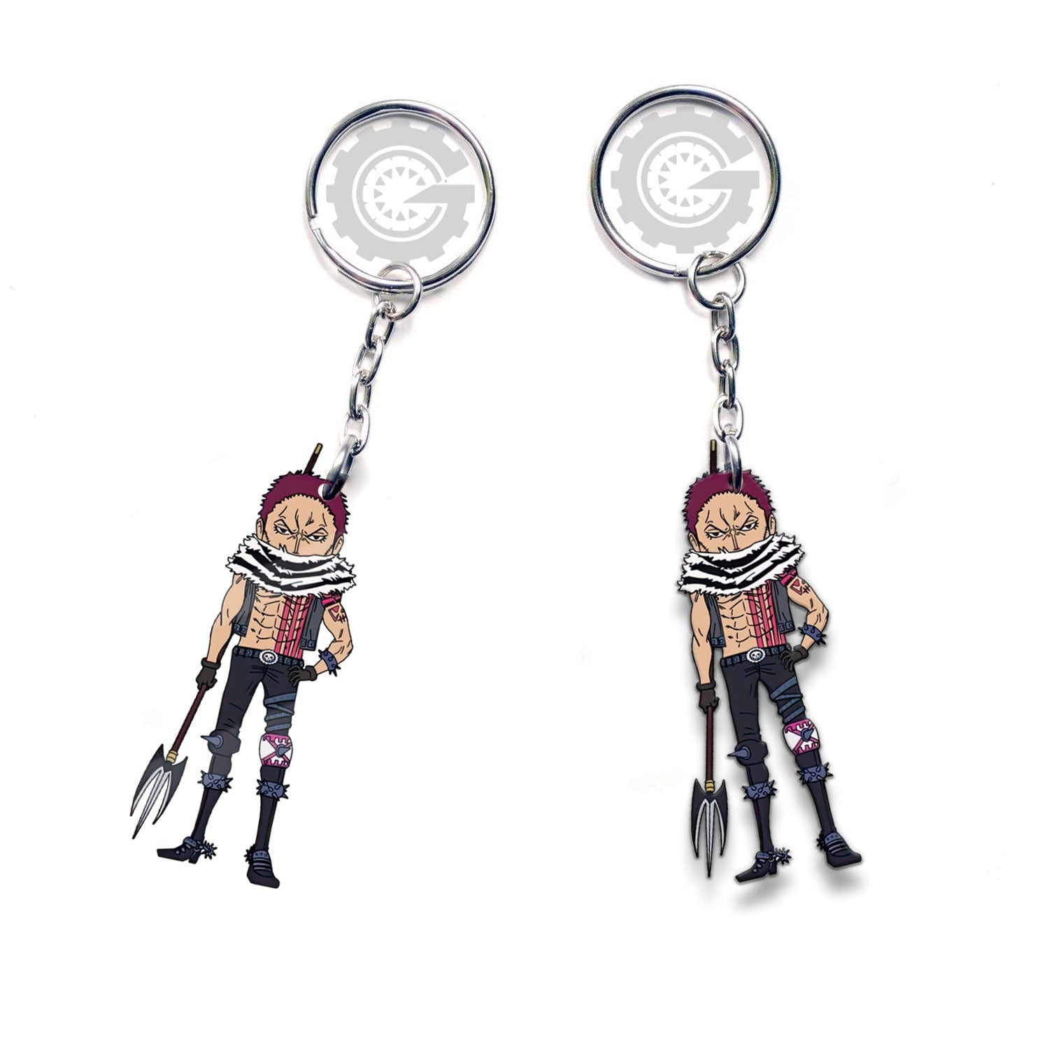 Charlotte Katakuri Keychains Custom One Piece Anime Car Accessories - Gearcarcover - 3