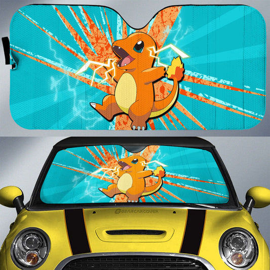 Charmander Car Sunshade Custom Car Interior Accessories - Gearcarcover - 1