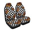 Checkerboard Butterfly Car Seat Covers Custom Car Accessories - Gearcarcover - 3