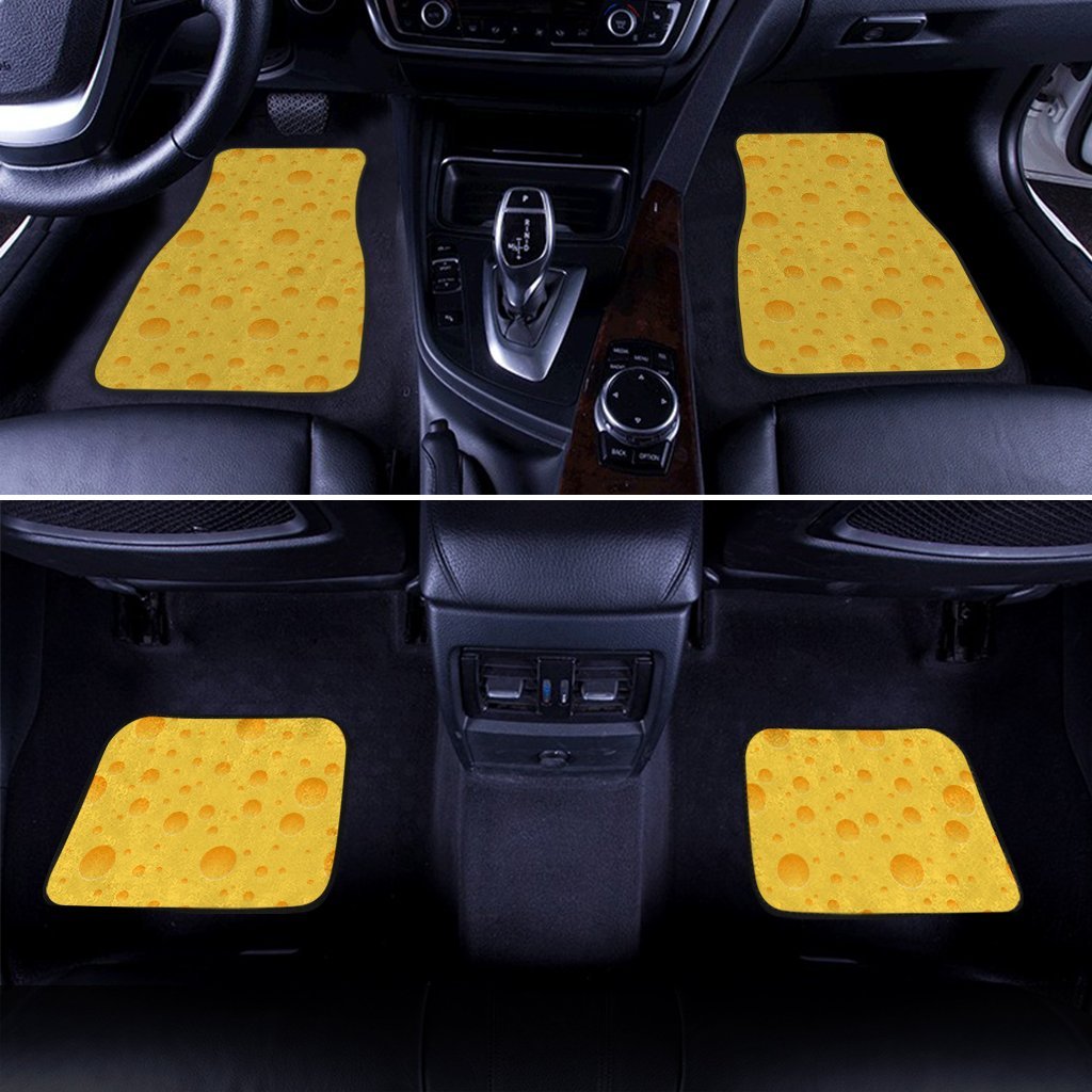 Cheese Car Floor Mats Custom Printed Funny Car Accessories - Gearcarcover - 1