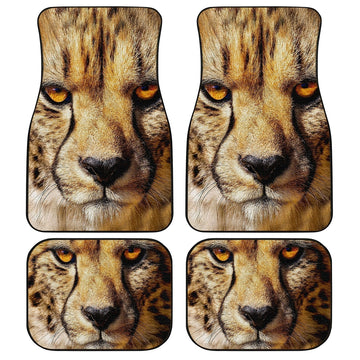 Cheetah Car Floor Mats Custom Wild Animal Car Interior Accessories - Gearcarcover - 1