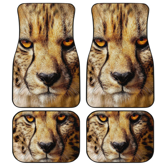 Cheetah Car Floor Mats Custom Wild Animal Car Interior Accessories - Gearcarcover - 1