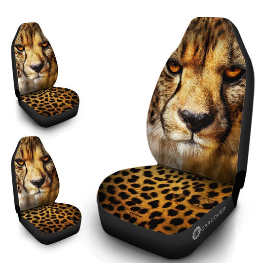 Cheetah Car Seat Covers Custom Wild Animal Car Interior Accessories - Gearcarcover - 2