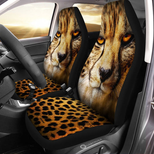 Cheetah Car Seat Covers Custom Wild Animal Car Interior Accessories - Gearcarcover - 1