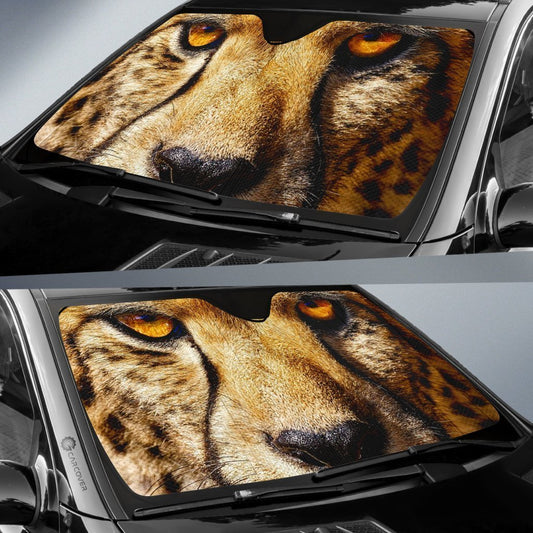 Cheetah Car Sunshade Custom Cool Car Accessories Car Accessories - Gearcarcover - 2