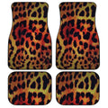 Cheetah Print Car Floor Mats Custom Animal Car Accessories - Gearcarcover - 1