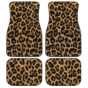 Cheetah Print Car Floor Mats Custom Skin Animal Print Car Accessories - Gearcarcover - 1
