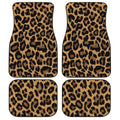 Cheetah Print Car Floor Mats Custom Skin Animal Print Car Accessories - Gearcarcover - 1