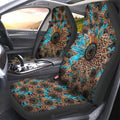Cheetah Sunflower Car Seat Covers Custom Car Accessories - Gearcarcover - 2