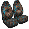 Cheetah Sunflower Car Seat Covers Custom Car Accessories - Gearcarcover - 3