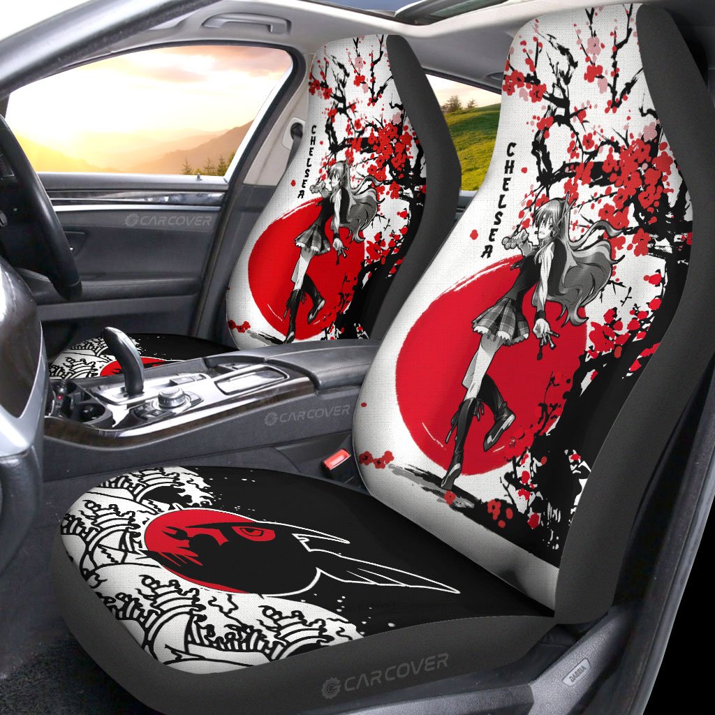 Chelsea Car Seat Covers Custom Akame Ga Kill Anime Car Accessories - Gearcarcover - 2