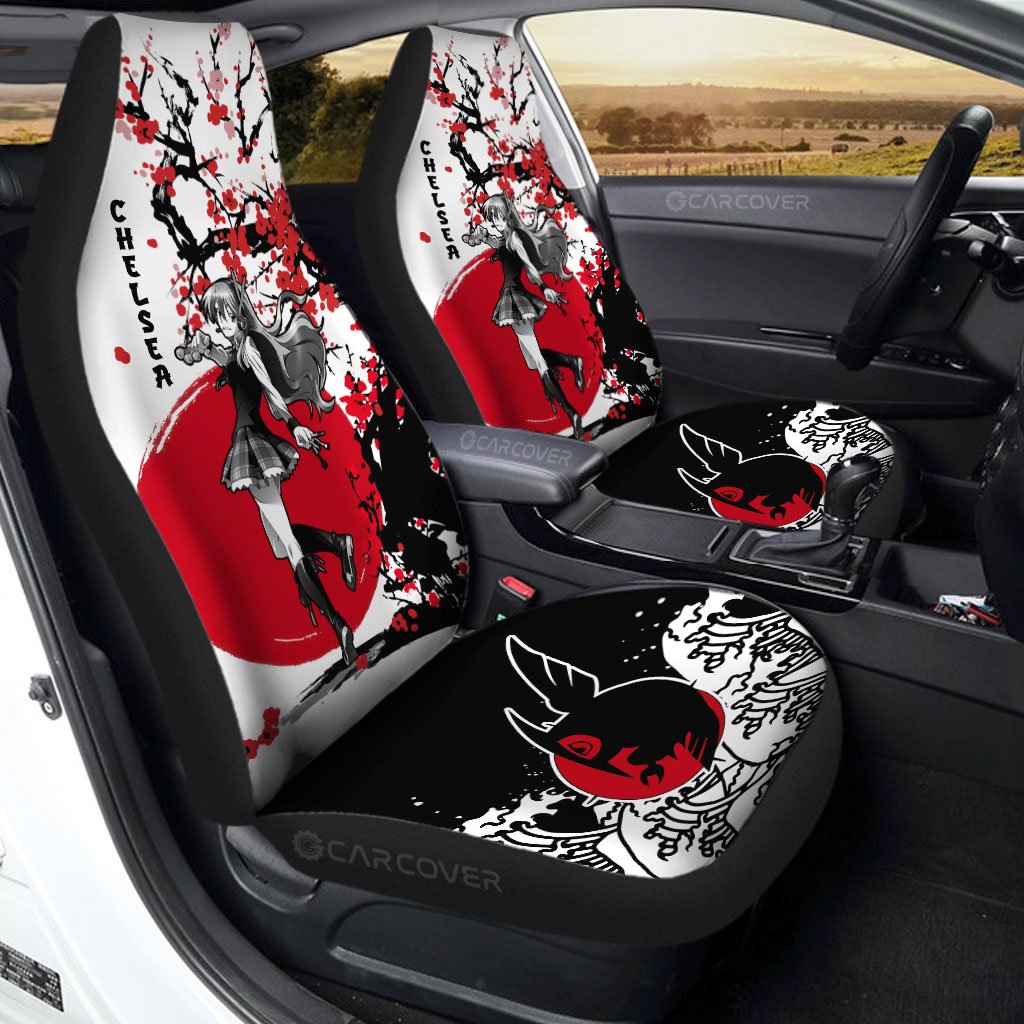 Chelsea Car Seat Covers Custom Akame Ga Kill Anime Car Accessories - Gearcarcover - 1