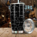 Chemistry Formula and Equation Pattern Tumbler Stainless Steel - Gearcarcover - 2