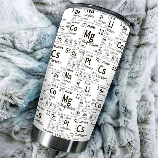 Chemistry Tumbler Stainless Steel Pattern - Gearcarcover - 1