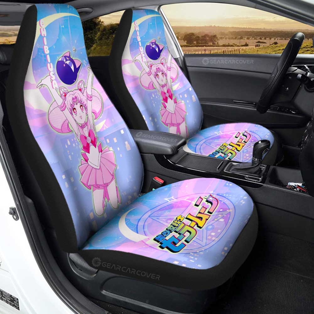 Chibiusa Car Seat Covers Custom Sailor Moon Anime Car Accessories - Gearcarcover - 3