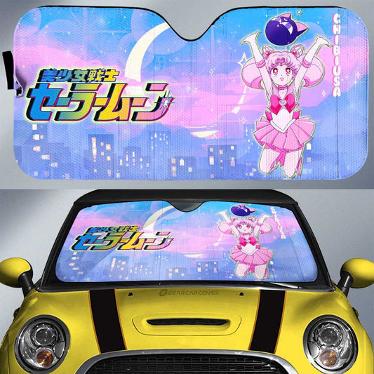 Chibiusa Car Sunshade Custom Sailor Moon Anime Car Interior Accessories - Gearcarcover - 1