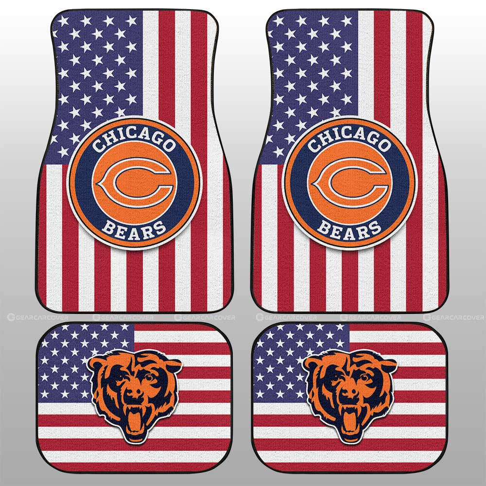 Chicago Bears Car Floor Mats Custom Car Decor Accessories - Gearcarcover - 1