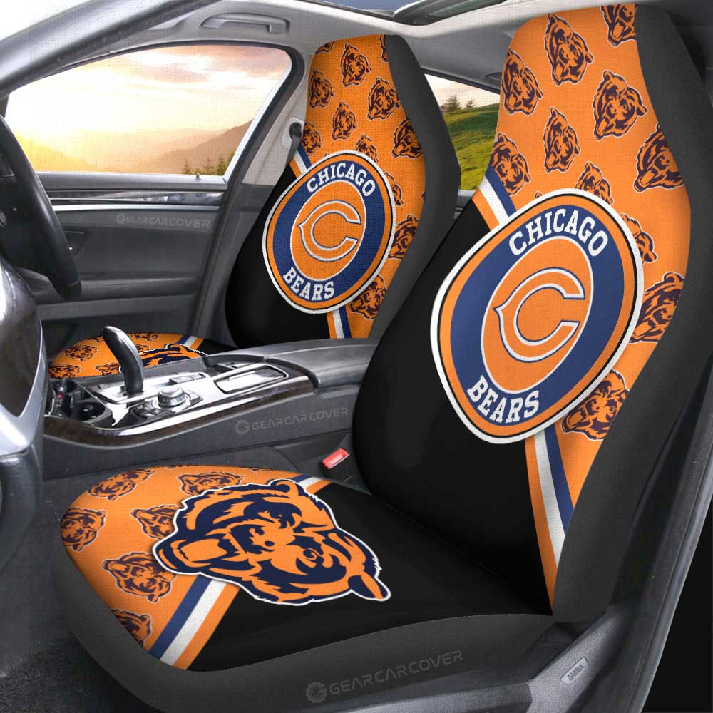 Chicago Bears Car Seat Covers Custom Car Accessories For Fans - Gearcarcover - 2