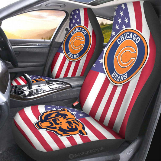 Chicago Bears Car Seat Covers Custom Car Decor Accessories - Gearcarcover - 2