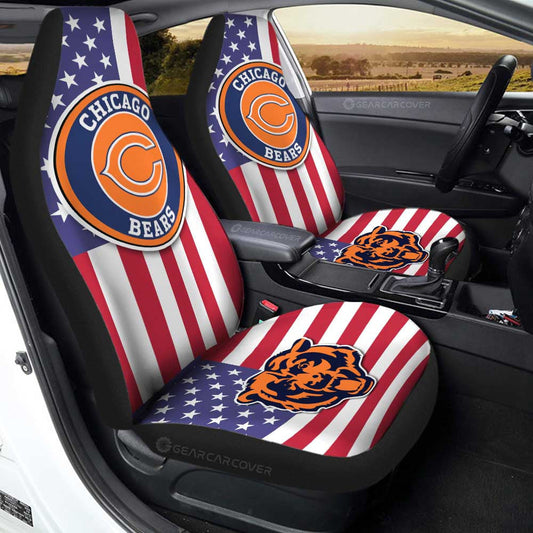 Chicago Bears Car Seat Covers Custom Car Decor Accessories - Gearcarcover - 1