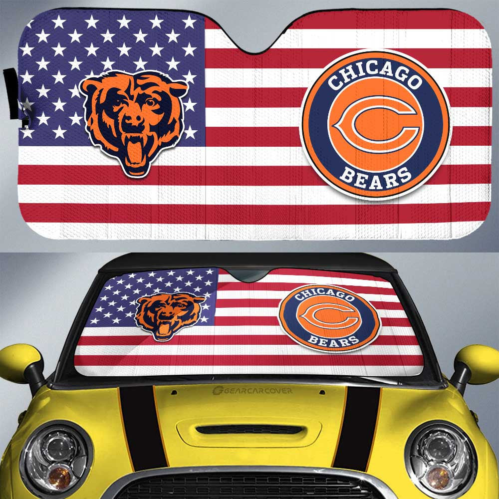 Chicago Bears Car Sunshade Custom Car Decor Accessories - Gearcarcover - 1