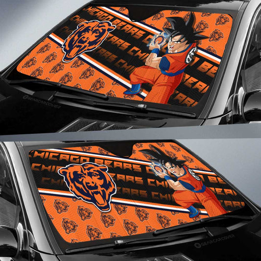 Chicago Bears Car Sunshade Custom Car Decorations For Fans - Gearcarcover - 2
