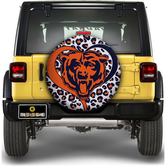 Chicago Bears Spare Tire Cover Custom For Fans - Gearcarcover - 1